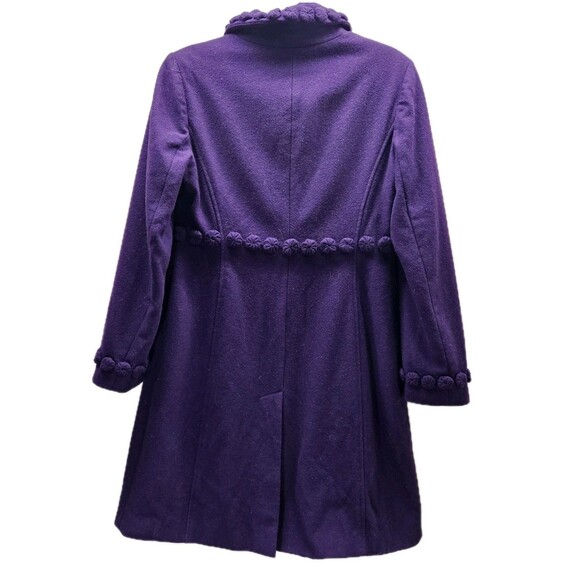 Boden Womens Purple Wool Mid-length Coat Size 6 - Picture 11 of 13
